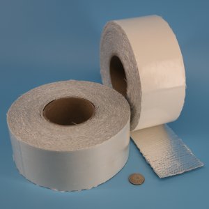 radiant heat reflective aluminum foil coated fiberglass tape