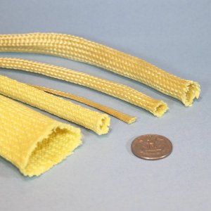 Braided Kevlar Aramid Sleeve Wire Cable Hose Protection