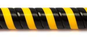 SafetyWrap high visibility spiral wrap for wire cable hose protection