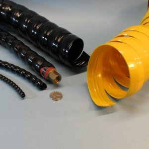 TuffWrap icized Cellulose Acetate Spiral Wrap Abrasion and Wear Protection for Wires Cable and Hoses