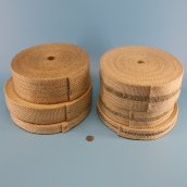 Very High Temperature Heat Fire and Flame Resistant Vermiculite Coated Fiberglass Fibreglass Tape Ladder Tape Bolthole Tape