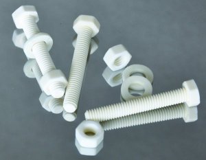 Ceramic High Temperature Non Conductive Alumina Fasteners Bolts Nuts Washers English Metric