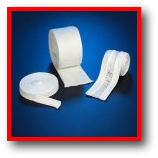Very High Temperature Heat Fire and Flame Resistant Knitted Woven Fiberglass Fibreglass Tape Ladder Tape Bolthole Tape