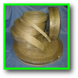 Very High Temperature Heat Fire and Flame Resistant Vermiculite Coated Fiberglass Fibreglass Tape Ladder Tape Bolthole Tape