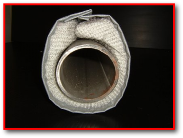 Removable thermal blanket for engine components such as mufflers and turbo chargers
