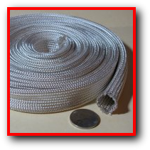 High Temperature Heat Flame Fire Resistant Heat Treated Fiberglass Sleeve