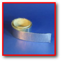 high temperature heat resistant radiant reflective aluminum foil coated fiberglass tape