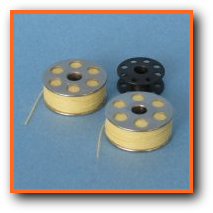 High temperature heat flame resistant thread on bobbins