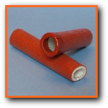 SAE AS1072 Firesleeve with end sealed with liquid silicone rubber