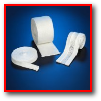 high temperature heat resistant thermal insulating fiberglass tape and bolt-hole ladder tape