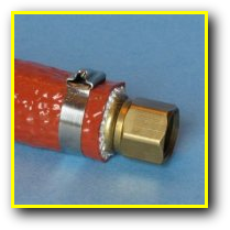 Firesleeve with Stainless Steel Clamp