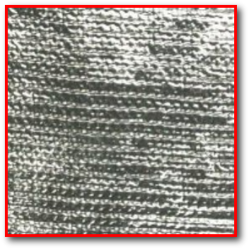 Aluminum coated radiant heat reflective fabric for protective clothing