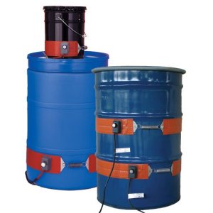 55 30 gallon metal poly drum insulated cover heater