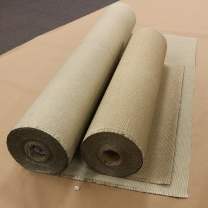 Vermiculite coated high temperature heat resistant fiberglass fabric cloth