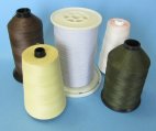 High temperature sewing threads