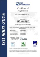 ISO 9001 Certificate AB Technology Group Inc