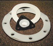 high temperature heat and chemical resistance ptfe teflon ring and full face gaskets