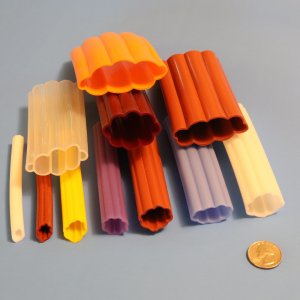 High Temperature Heat Resistant Silicone Rubber STAR Tubing