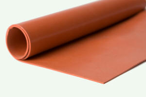 Weld Splatter Resistant FlameShield Silicone Rubber Sheeting