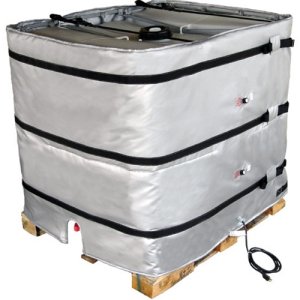 industrial bulk container tote tank bulk container heater insulated cover