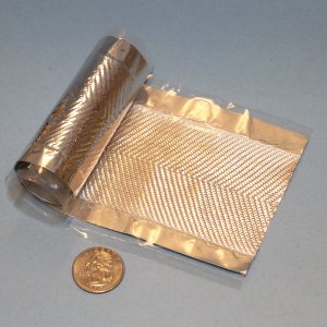 High Temperature Radiant Heat Reflecting Aluminized PET film coated Fiberglass Split Sleeve with Adhesive Closure